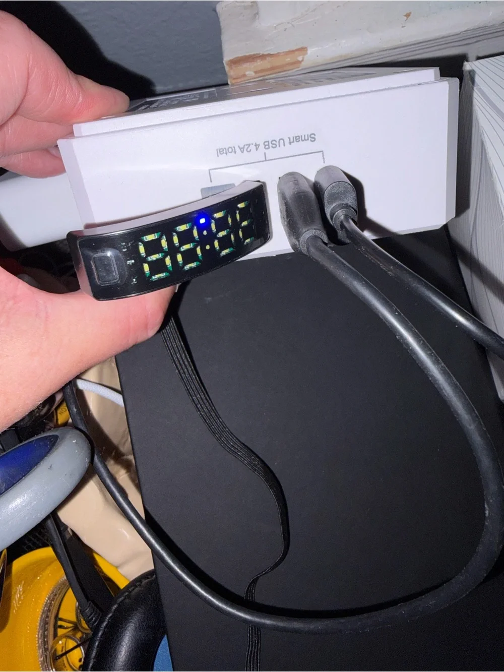 Alarm Band - Black Wristband with Silent Vibration Alerts